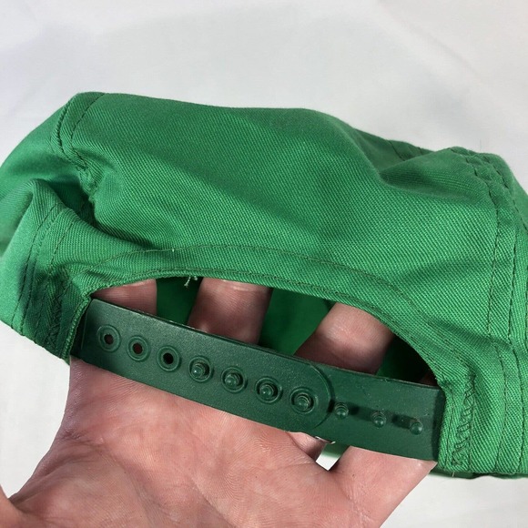 Vintage Budweiser This Buds for you Green Paperboy Hat Snapback Cabbie USA Made - Picture 6 of 9